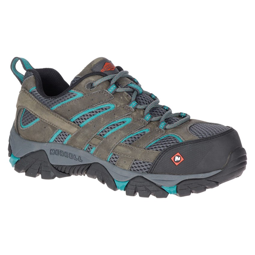 Chaussure de Securite Merrell Moab Vertex Vent Comp Toe Grise Foncé Femme | Z.M.IXKZ